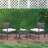 Ivancea 2 - Person Wicker Patio Dining Set with Square Table , Cushions Included-1457826150