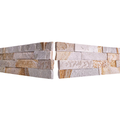 Autumn View 6" x 24" Natural Stone Wall Tile