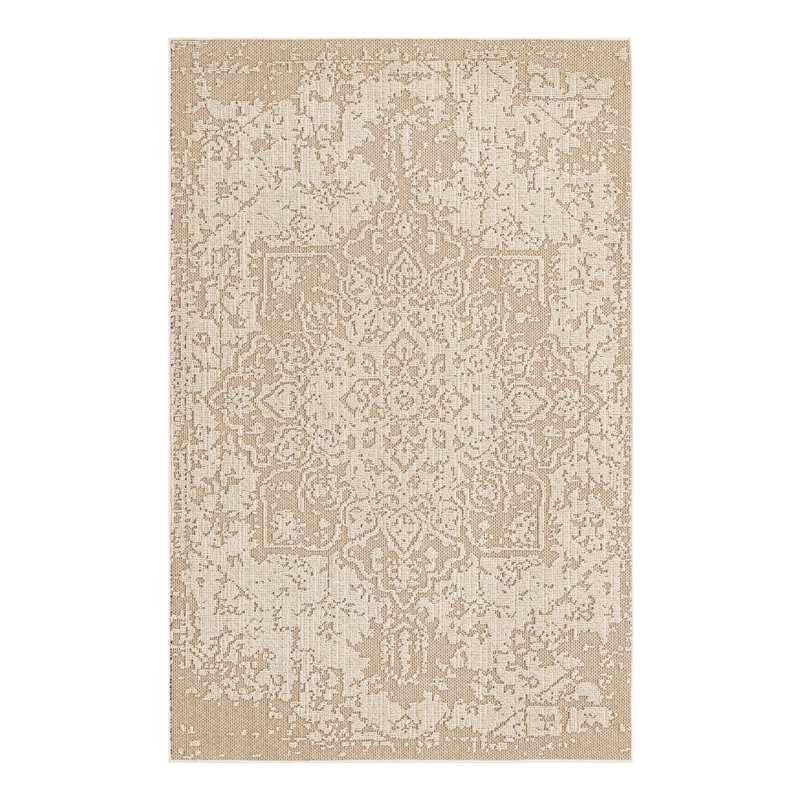Indoor/Outdoor Traditional Area Rug, Rectangle 5'3" x 8'