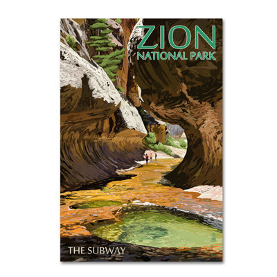 'National Park 5' Vintage Advertisement on Canvas