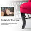Chaise d'appoint rembourrée à oreilles Grenier-1650561240
