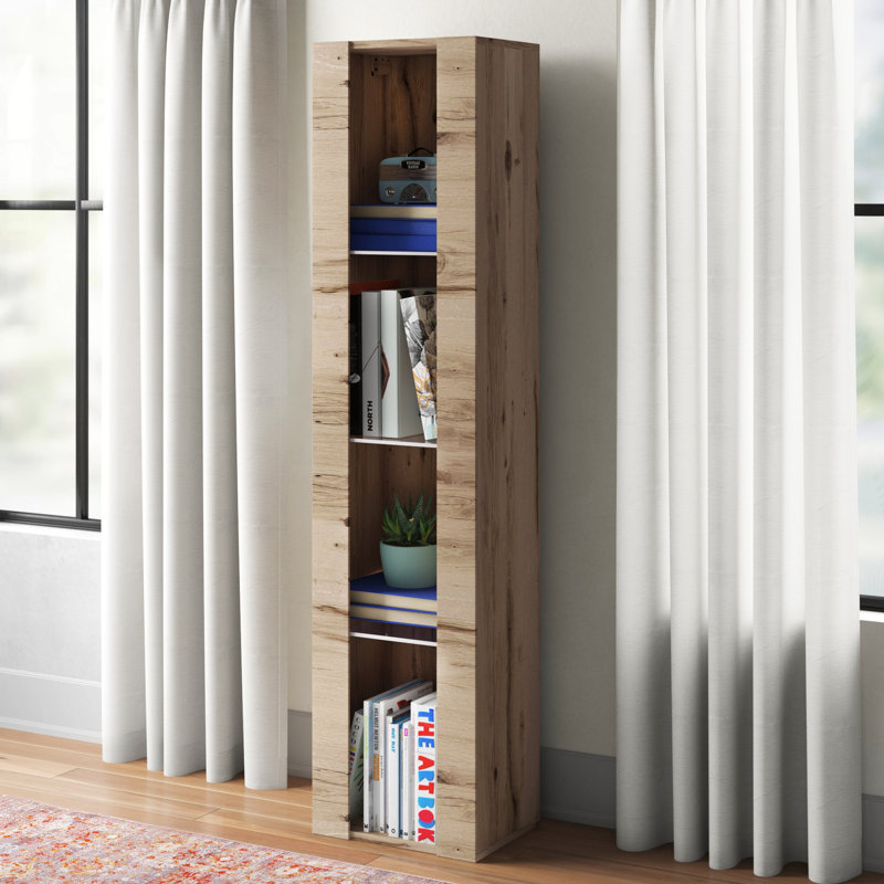Bibliothèque flottante en chêne Type-21 15,75 "Fly, (2 tablettes) H 50 po x l 15,75 po x P 11,5 po, Chêne