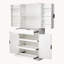 72 Inch Fluted Kitchen Pantry Cabinet with 3 Keyboard Drawers, 6 Adjustable Door Shelves, and Freestanding Design for Versatile Storage-1368278274