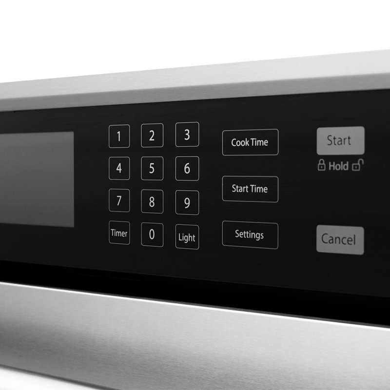 ZLINE 30 in. Autograph Wall Oven w/ Air Fry in Black Stainless Steel with Gold Handle, Stainless Steel, Champagne Bronze