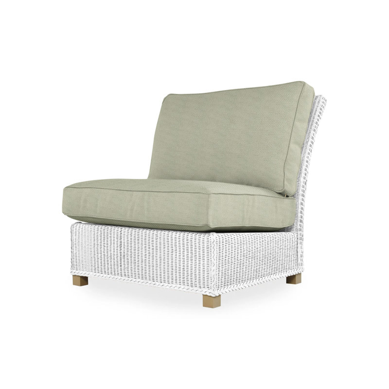Hamptons Outdoor Lounge Chair, Cottage Pepper, White