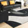 Cobos Absrtact Handmade Tufted Wool Black Area Rug