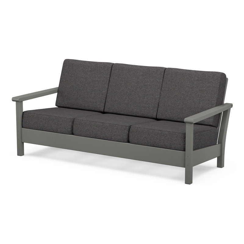 Harbour Deep Seating Sofa, Ash Charcoal, Slate Gray