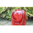 Outdoor Red Vase Water Floor Fountain with White LED Light
