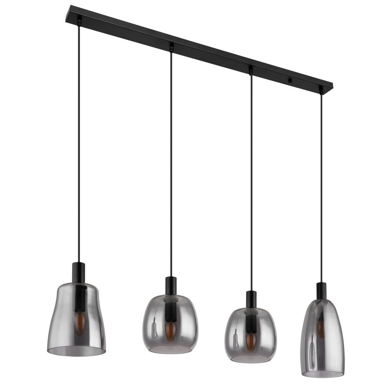 Broxton Linear Pendant Light Set, 4 Light