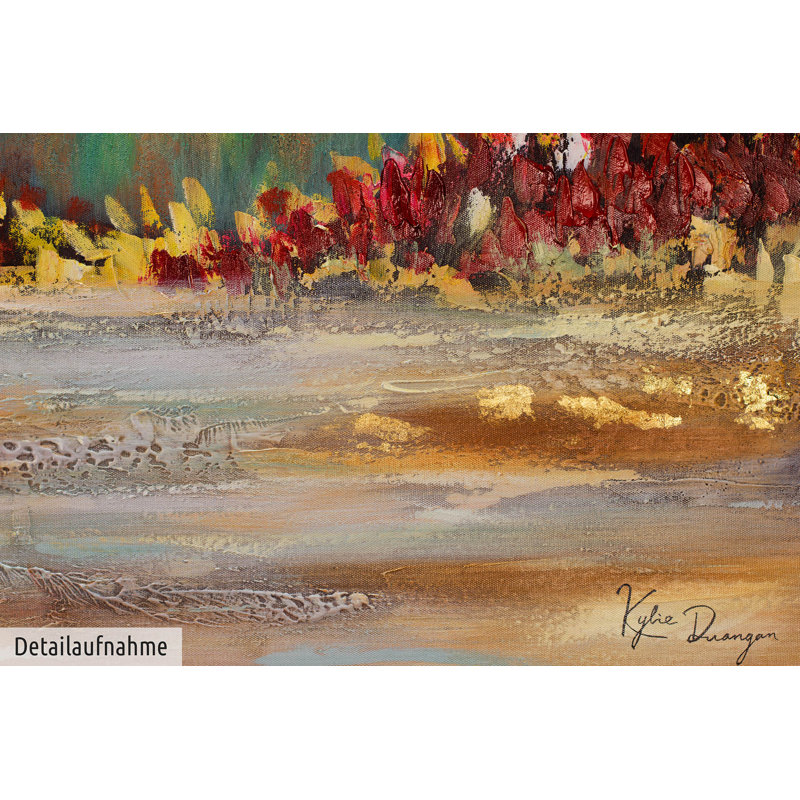 Girdle of Flowers Hand -Painted Acrylic Painting