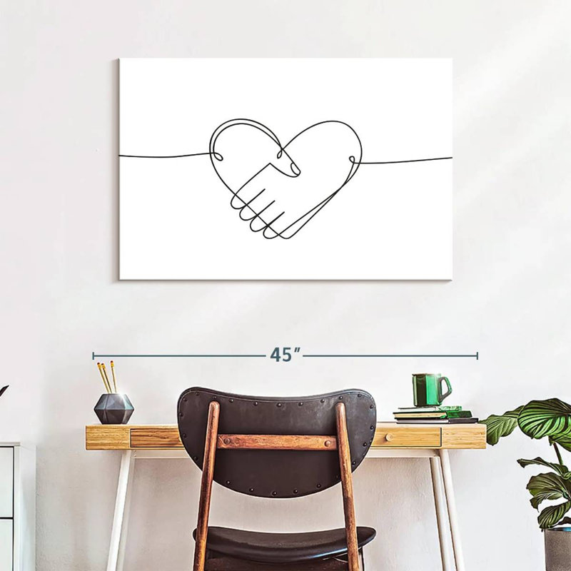 Poignée de main Hardie Heart, H 26 po x l 39 po
