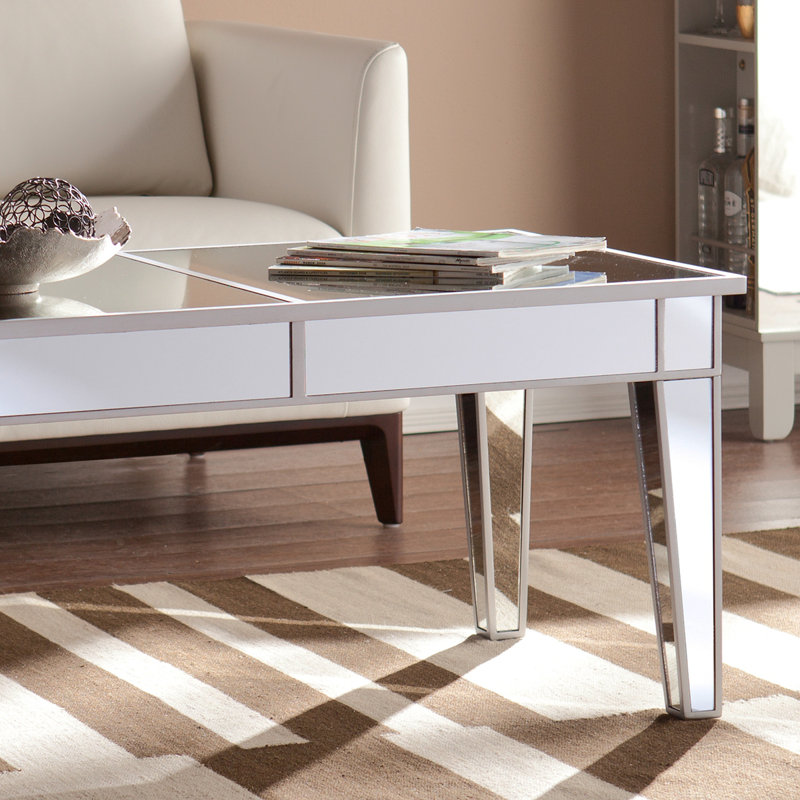 Table de cocktail en miroir Mirage