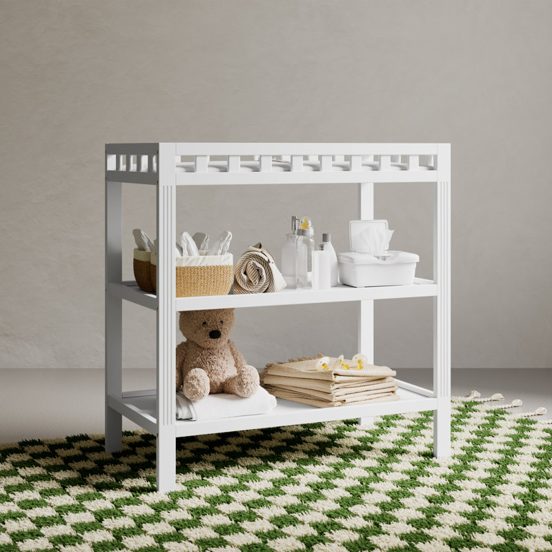 Morningside Changing Table With Pad, White