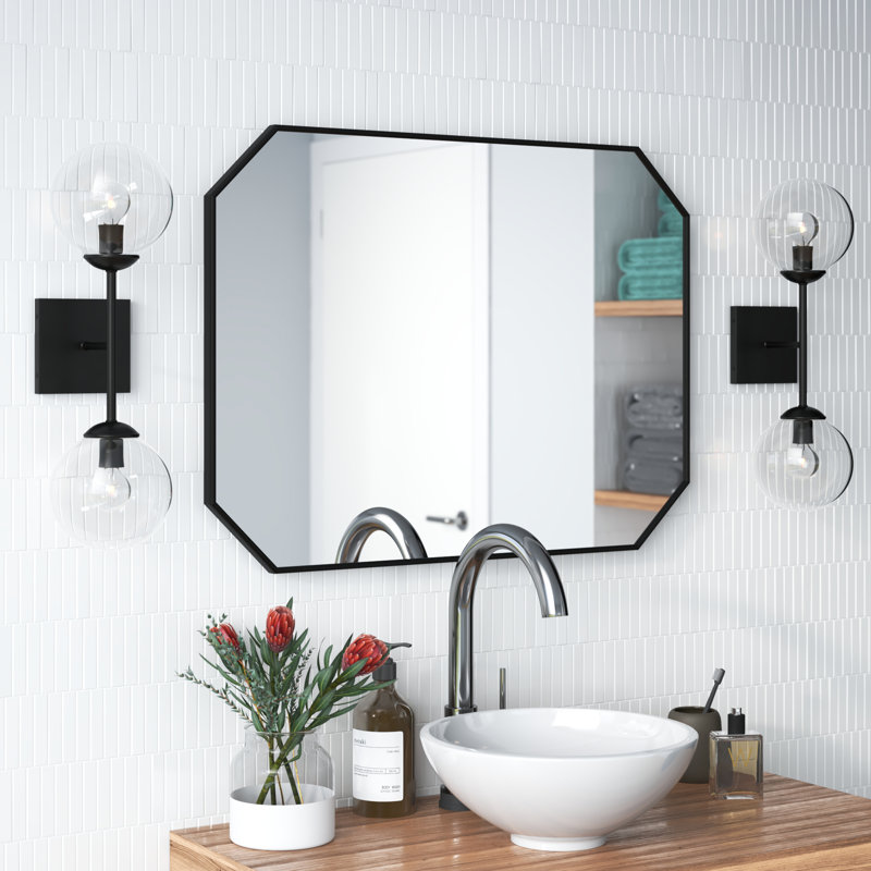Miroir mural, Noir