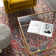 Fleckenstein Oriental Bright Red/Beige/Blue Area Rug