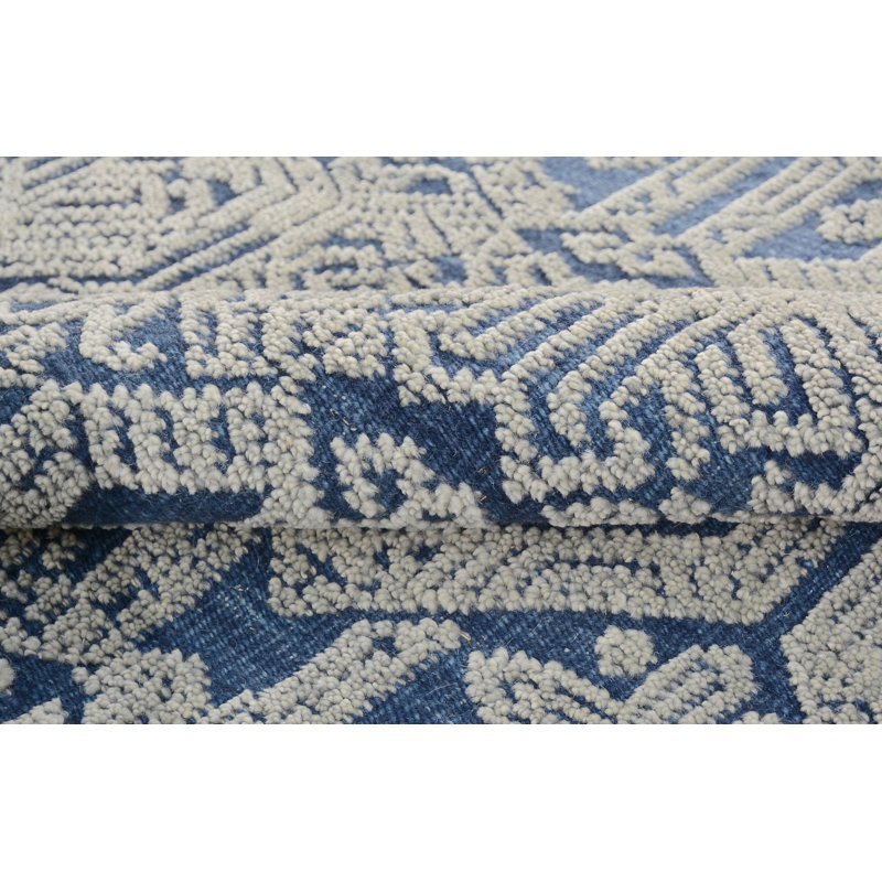 Wool Moroccan Area Rug, Rectangle 8' x 10'
