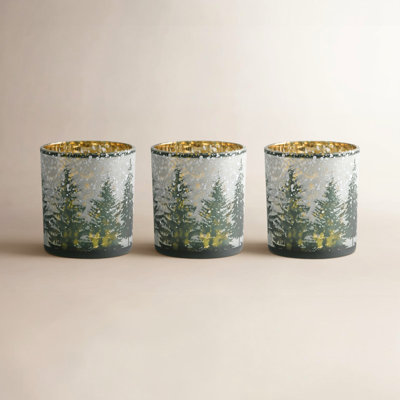 Millwood Pines Glass Votive Candle Holder