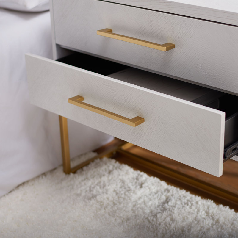 Table de chevet 29,5 po Sheldon, Blanc