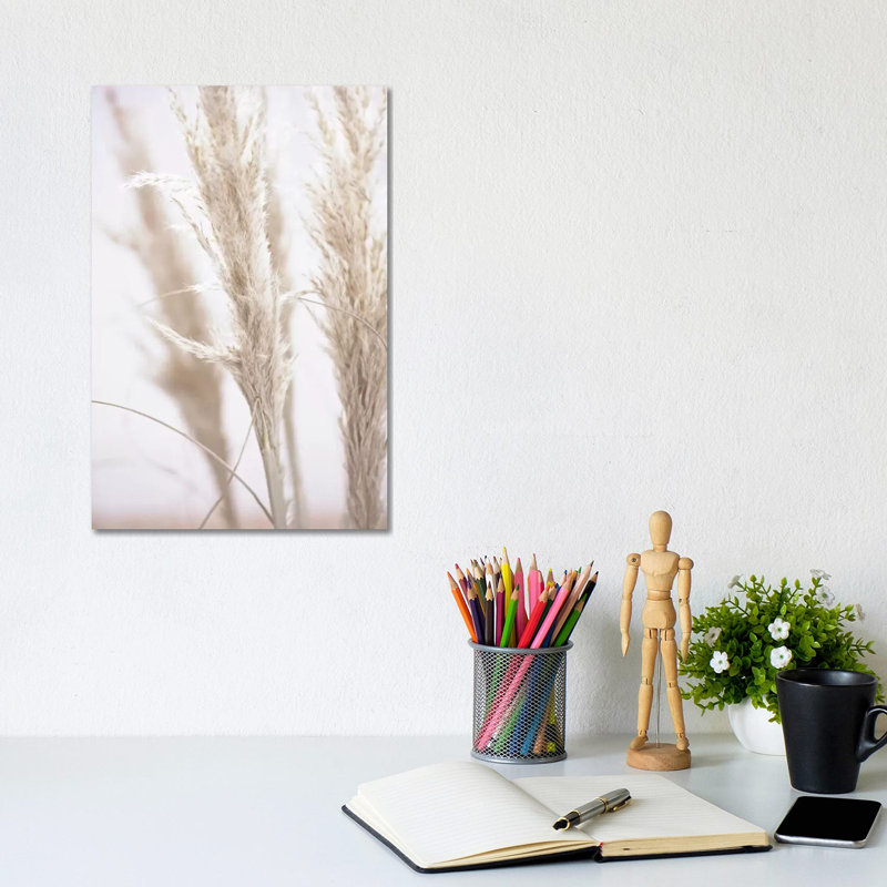 Pampas Reed I by Monika Strigel - Wrapped Canvas Print, 20.32 cm H x 30.48 cm W