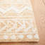 Tapis orange / ivoire en laine touffeté à la main Kyndall-660294690