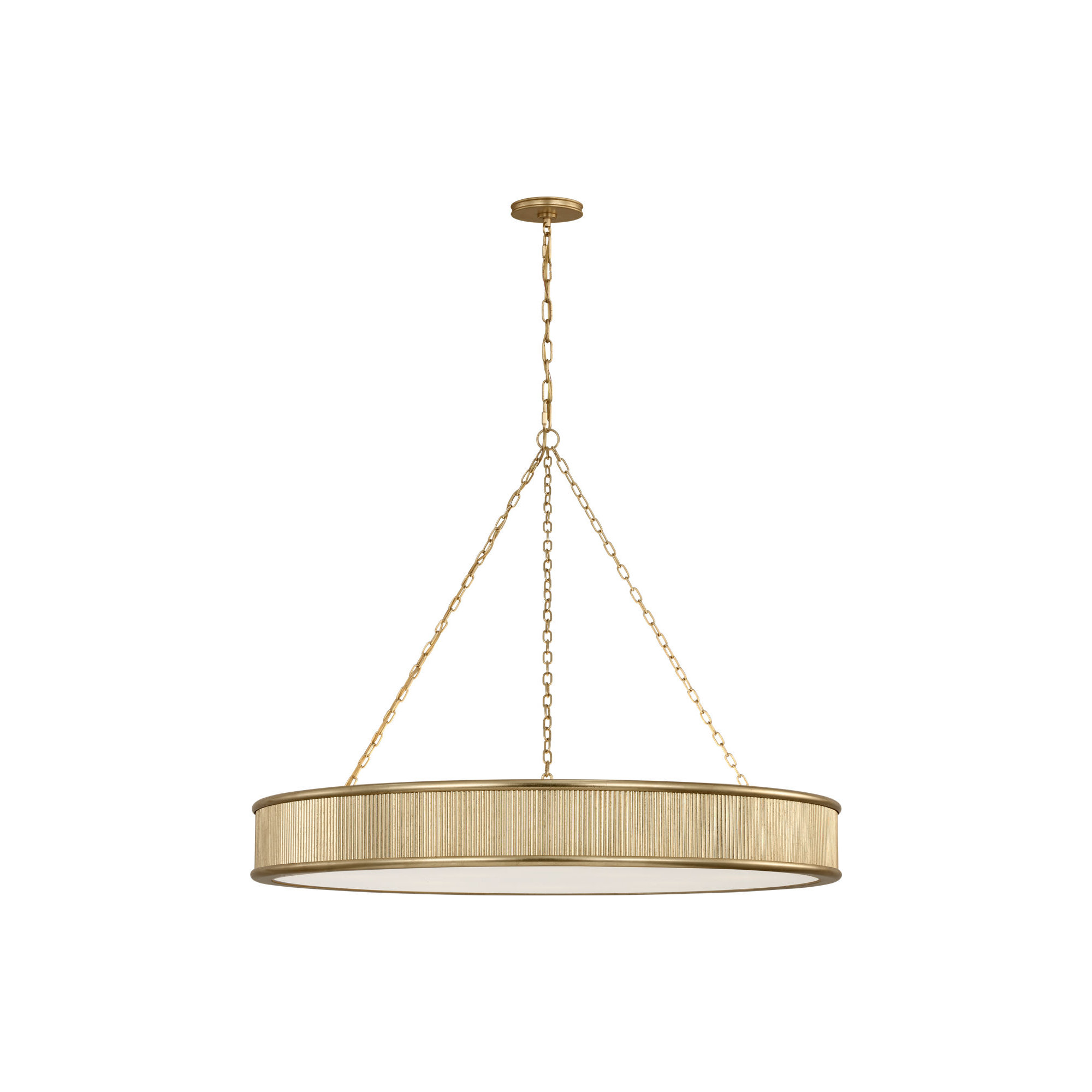 Ritz Chandelier, Gild, 4.5" H x 36" W x 36" D, 10