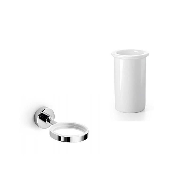 Duemila Bathroom Accessory, Ceramic White