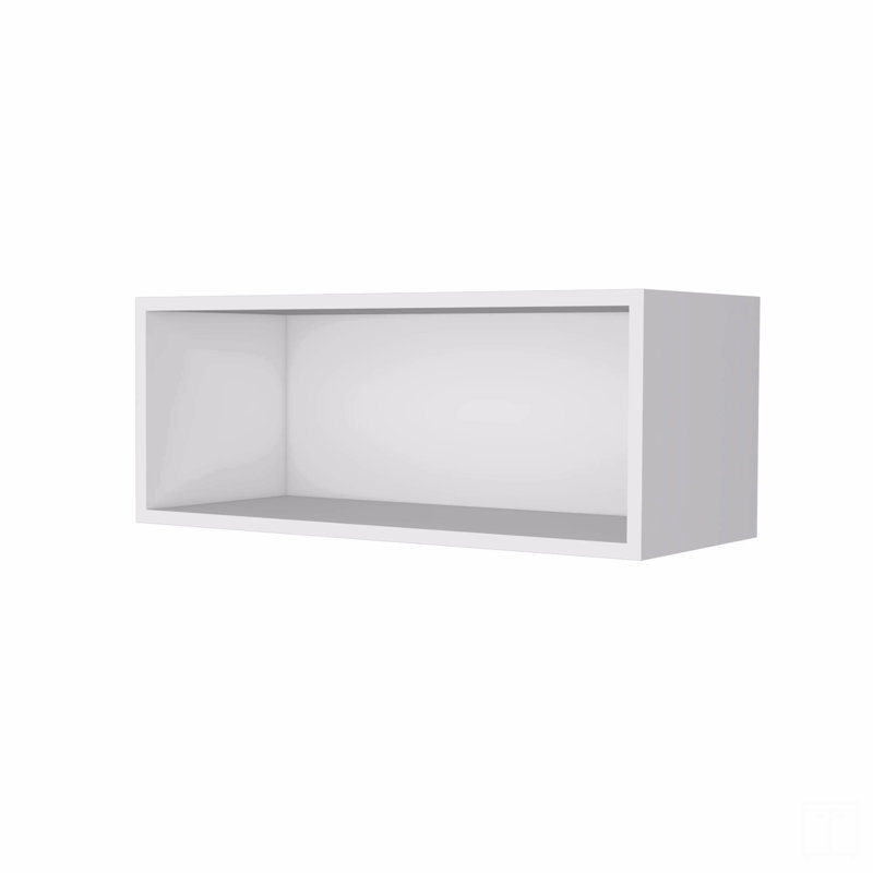 Armoire murale avec rangement ouvert
