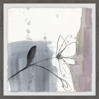 Blush Flower Splash III - reproduction de cadre photo