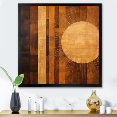 «Bronze Brilliance Symetry III», reproduction sur toile