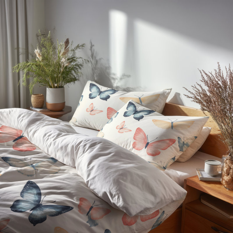 Ensemble de literie pour enfants 3 pièces - Ensemble de housse de couette et de coussin décoratif, Très grand lit