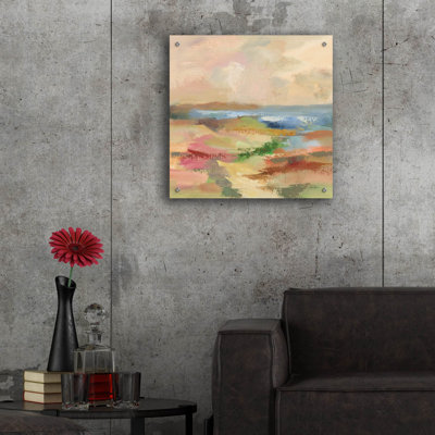  'Earth Day 1' by Silvia Vassileva Acrylic Glass Wall Art, 24" x 24"