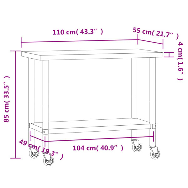 Dimensions du produit