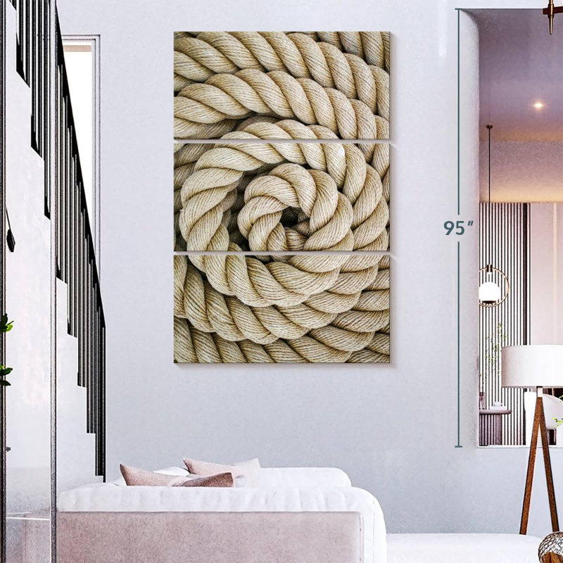 Spiral Rope, 38'' H x 24'' W