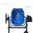 4.5 Cu. Ft. Portable Electric Concrete Mixer Steel Drum With Wheels-123821804