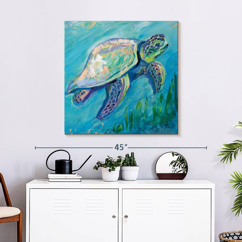 Tortue de mer Brampt, H 30 po x l 30 po
