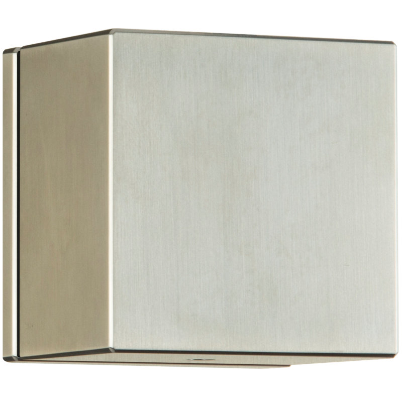 Volume Control Trim Kit, SQU, Equal Plate, Brushed Nickel