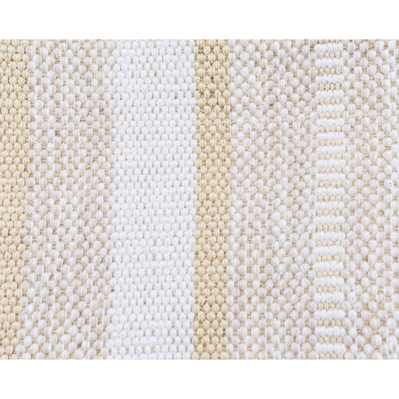 Cotton Striped Indoor Rug, Rectangle 2' x 3'