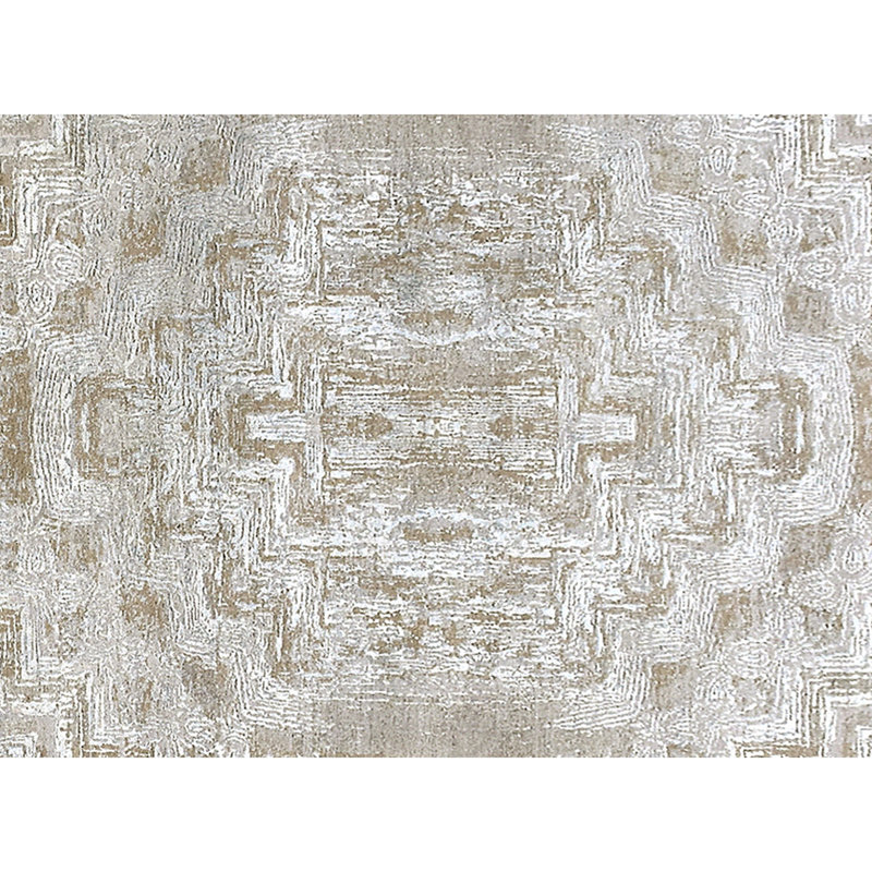 Hand-Knotted High-Quality Gray and Gray Area Rug