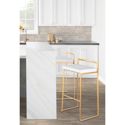 Ernestine Upholstered Counter Stool
