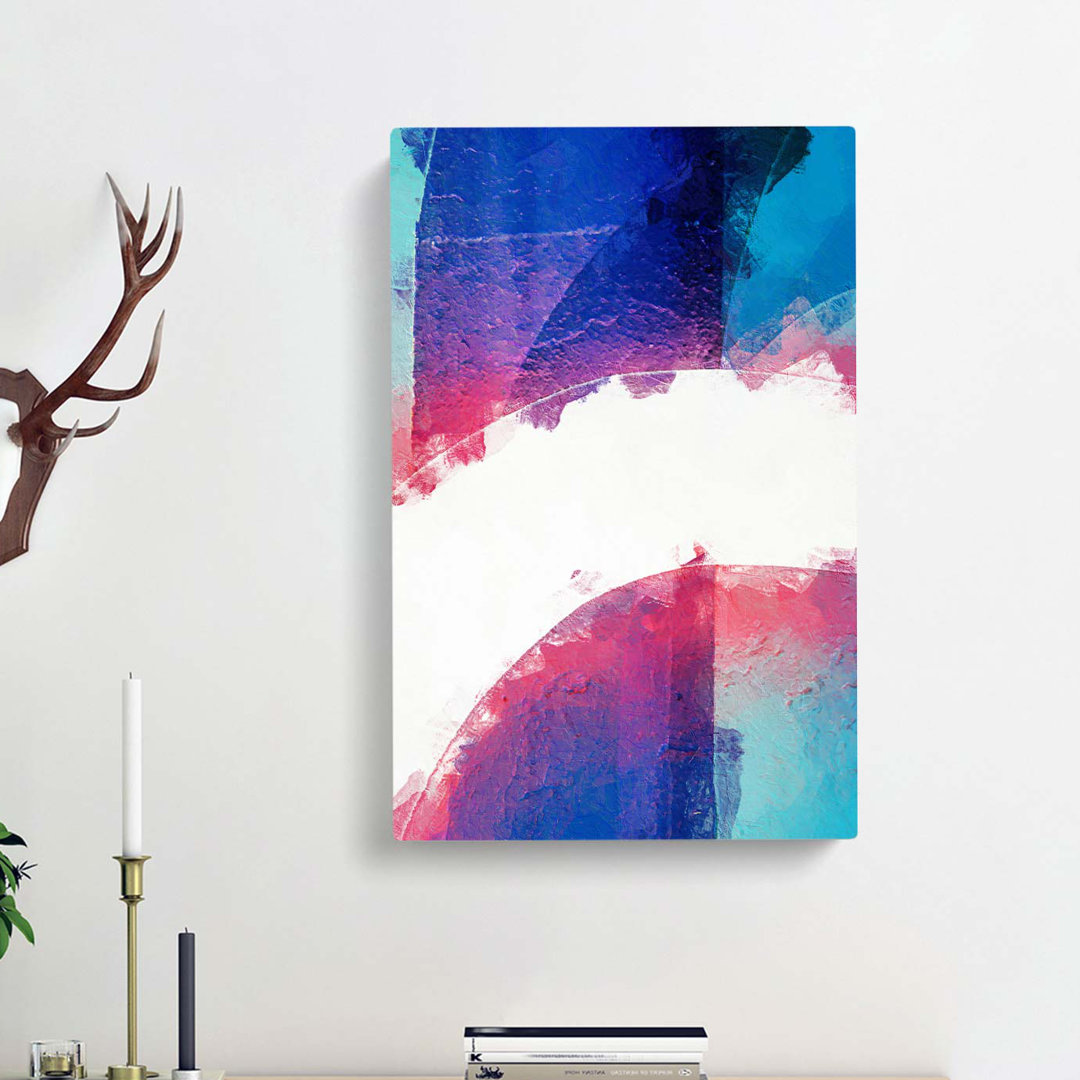 Forming Love In Abstract - Wrapped Canvas Print