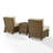 2 - Person Modular Patio Conversation Set with Cushions-70691721-70691719