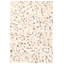 Tapis beige / crème / gris unique 4 pi 9 po x 6 pi 8 po One-of-a-Kind
