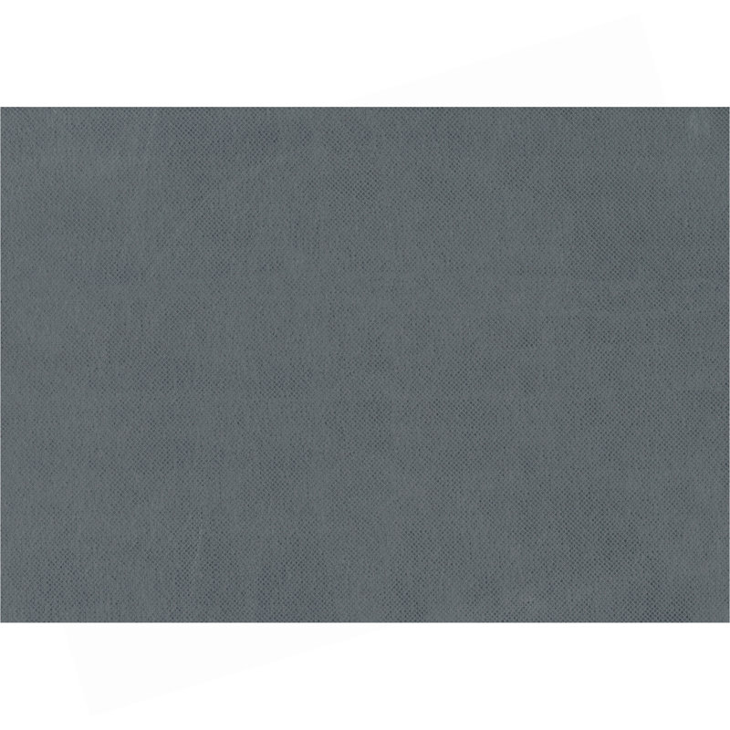 Structure de base en métal noir 1pc Eastern King Mattress Foundation avec housse en tissu texturé