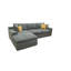 Canapé modulaire inspiré grain de café sans assemblage-413566852-413566851