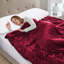 Climax Super Soft Reversible Mink Faux Plush Fur Fleece Blanket Throw-28212655-60432661