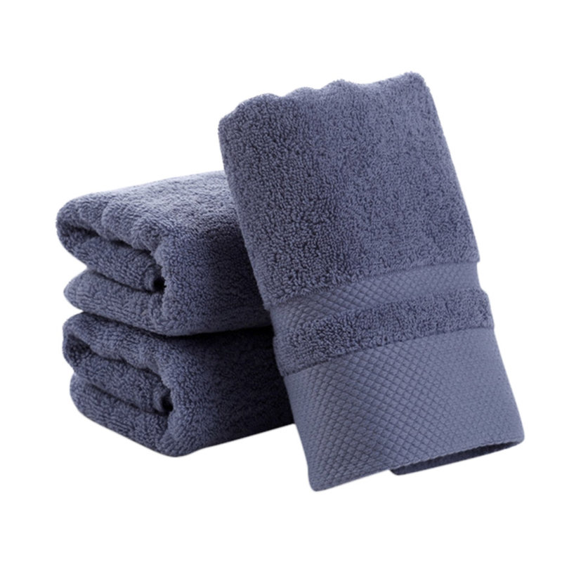 Serviette de bain en microfibre Andes, Bleu