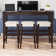 Sharonne Console Table with 3 Stools and USB Charger