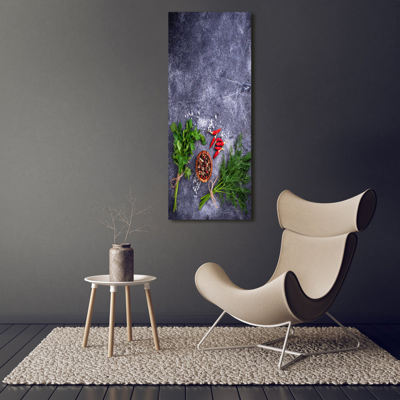 Herbs And Spices - Wrapped Canvas Print