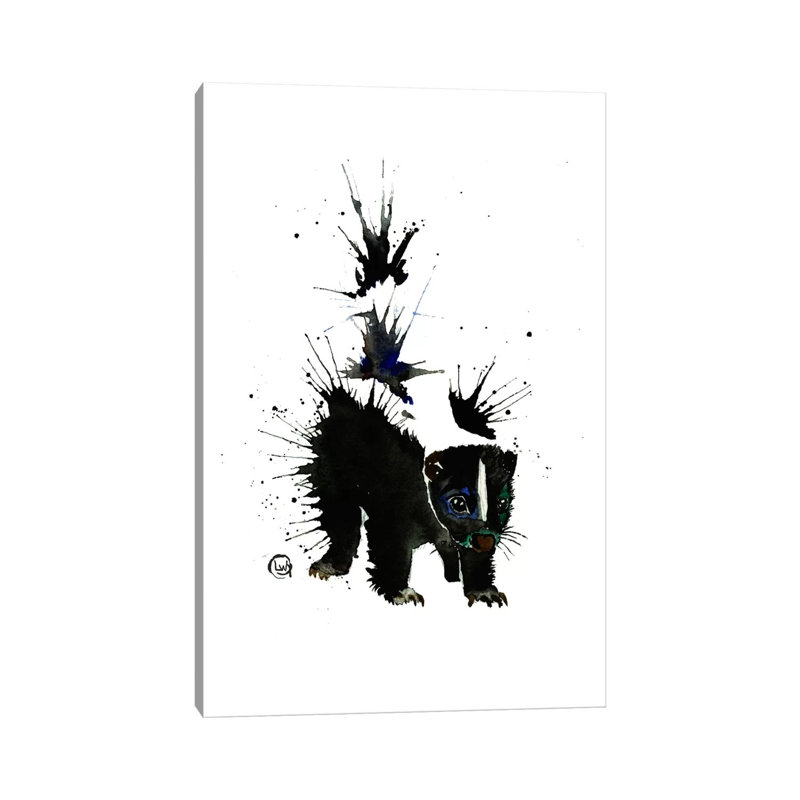 Ink Blot by Lisa Whitehouse - Wrapped Canvas Print, 20.32 cm H x 30.48 cm W
