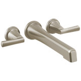 Levoir® Two-Handle Wall Mount Tub Filler - Less Handles